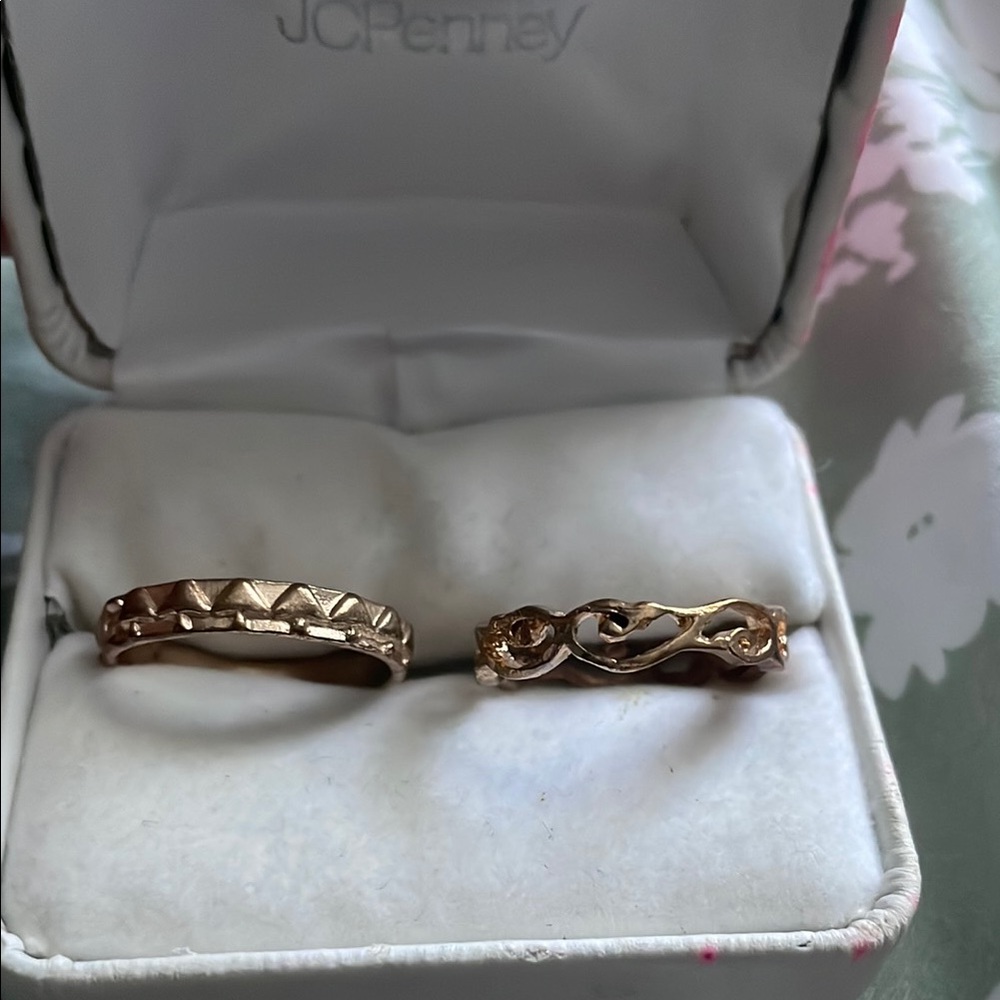 Gold Intricate Design Rings